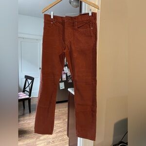 J.Crew Burnt Orange Corduroy Trousers